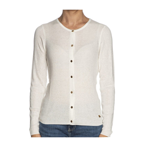 Yes Zee Cardigan Cardigan Donna a girocollo con bottoni S - Francavilla Moda